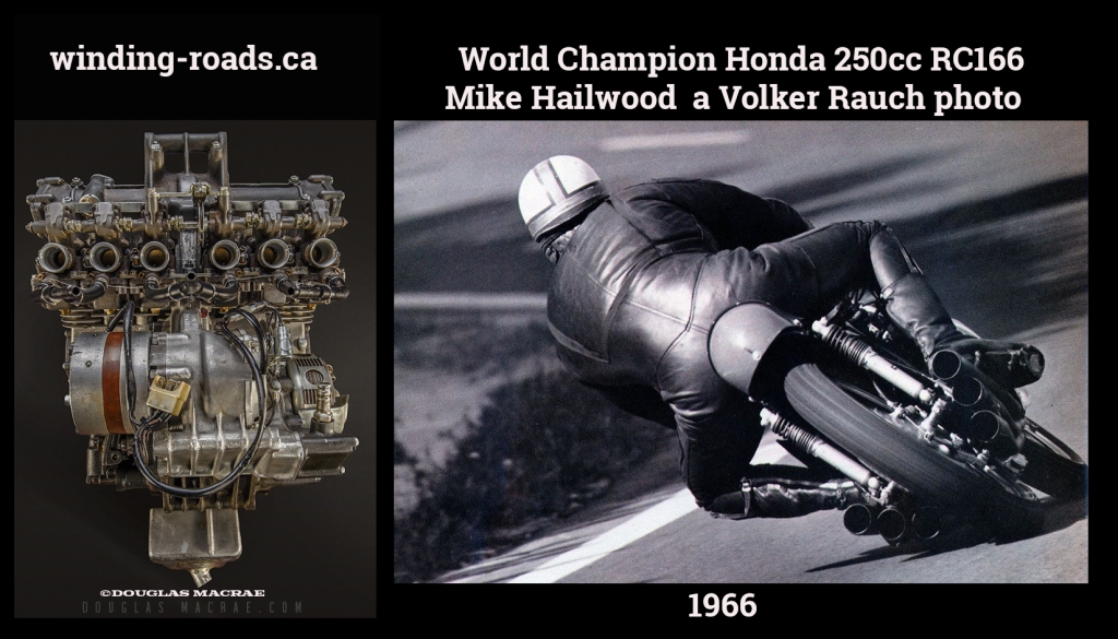 A Legendary Honda RC166 motorcycle is taken apart on TV